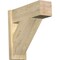 Ekena Millwork Traditional Block Rough Sawn Outlooker, Douglas Fir, 8"W x 22"D x 22"H OUT08X22X22TRA05RDF - alternate 1